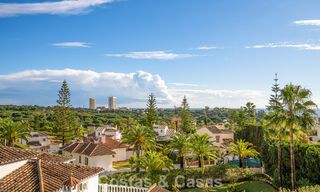 Belle villa de style espagnol avec vue imprenable sur la mer à vendre à Elviria, Marbella Est 774752 