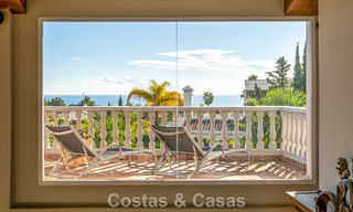 Belle villa de style espagnol avec vue imprenable sur la mer à vendre à Elviria, Marbella Est 774758 