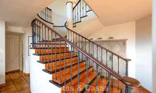 Belle villa de style espagnol avec vue imprenable sur la mer à vendre à Elviria, Marbella Est 774761 