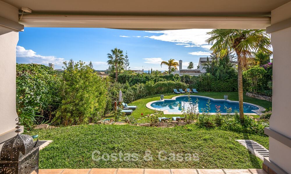 Belle villa de style espagnol avec vue imprenable sur la mer à vendre à Elviria, Marbella Est 774763