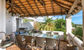 Belle villa de style espagnol avec vue imprenable sur la mer à vendre à Elviria, Marbella Est 774764 