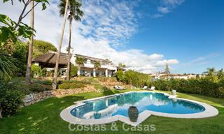 Belle villa de style espagnol avec vue imprenable sur la mer à vendre à Elviria, Marbella Est 774773 