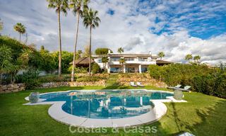 Belle villa de style espagnol avec vue imprenable sur la mer à vendre à Elviria, Marbella Est 774774 