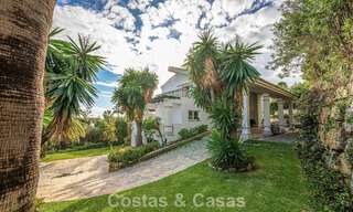 Belle villa de style espagnol avec vue imprenable sur la mer à vendre à Elviria, Marbella Est 774778 