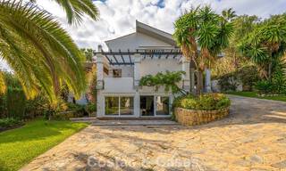 Belle villa de style espagnol avec vue imprenable sur la mer à vendre à Elviria, Marbella Est 774779 