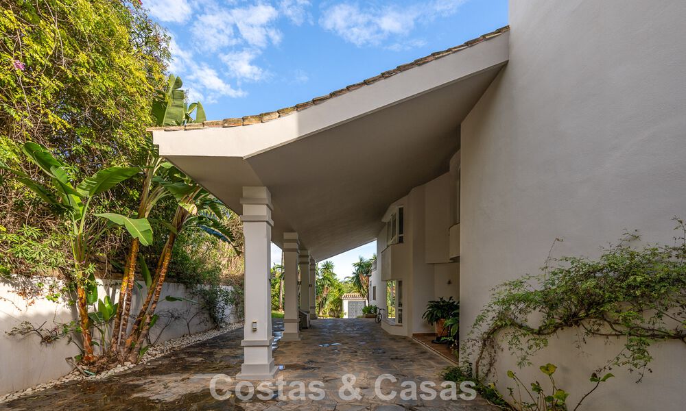 Belle villa de style espagnol avec vue imprenable sur la mer à vendre à Elviria, Marbella Est 774781