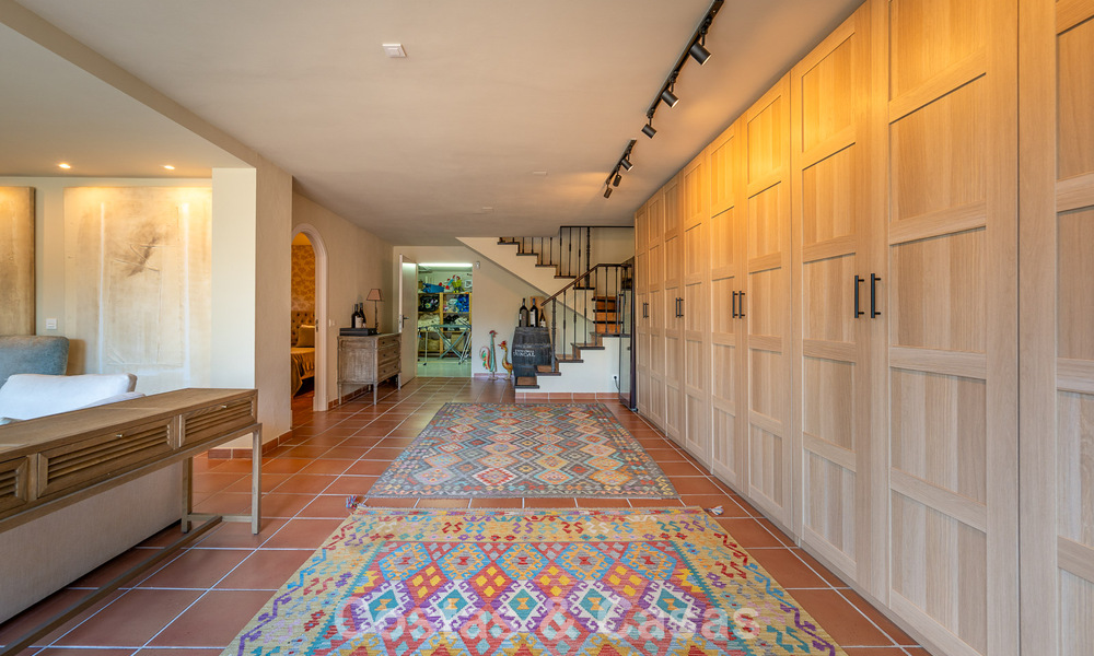 Belle villa de style espagnol avec vue imprenable sur la mer à vendre à Elviria, Marbella Est 774785