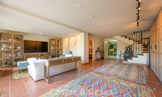 Belle villa de style espagnol avec vue imprenable sur la mer à vendre à Elviria, Marbella Est 774786 