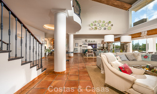 Belle villa de style espagnol avec vue imprenable sur la mer à vendre à Elviria, Marbella Est 774795 