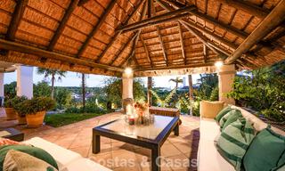 Belle villa de style espagnol avec vue imprenable sur la mer à vendre à Elviria, Marbella Est 774797 