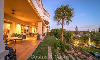 Belle villa de style espagnol avec vue imprenable sur la mer à vendre à Elviria, Marbella Est 774799 