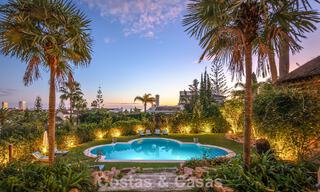 Belle villa de style espagnol avec vue imprenable sur la mer à vendre à Elviria, Marbella Est 774800 