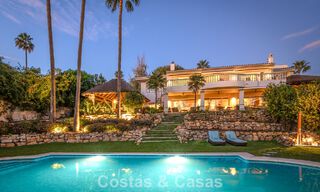 Belle villa de style espagnol avec vue imprenable sur la mer à vendre à Elviria, Marbella Est 774803 