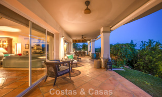 Belle villa de style espagnol avec vue imprenable sur la mer à vendre à Elviria, Marbella Est 774806 