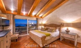 Belle villa de style espagnol avec vue imprenable sur la mer à vendre à Elviria, Marbella Est 774813 
