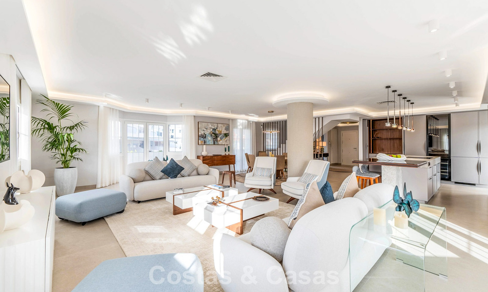 Magnifique penthouse double avec vue sur la mer à vendre à distance de marche de Puerto Banus, Marbella 774862