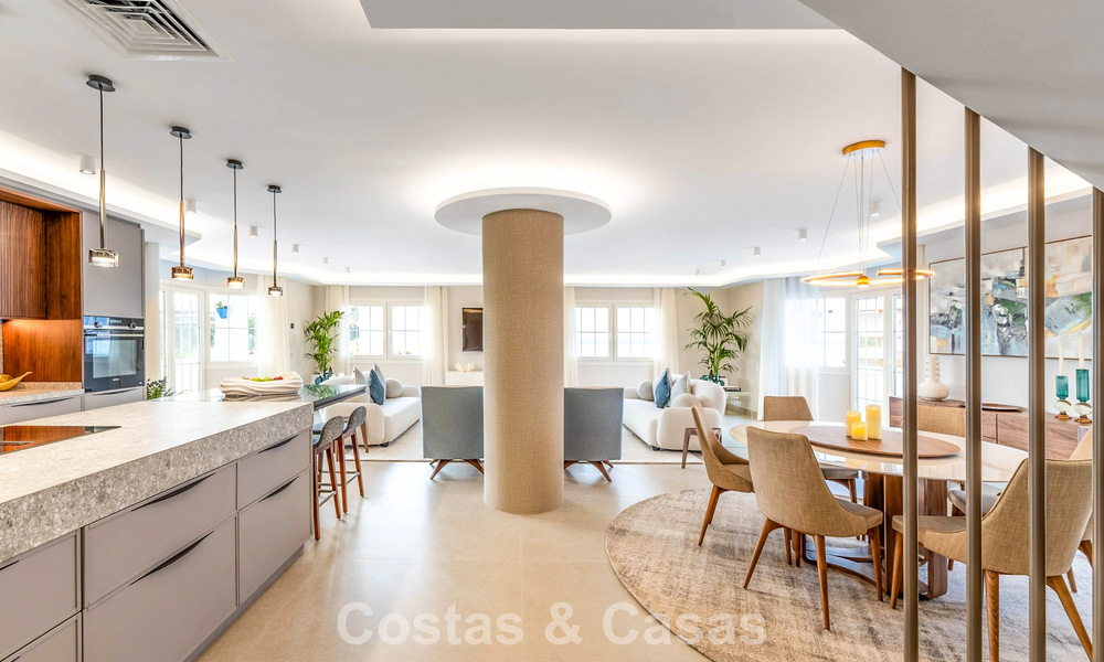 Magnifique penthouse double avec vue sur la mer à vendre à distance de marche de Puerto Banus, Marbella 774866