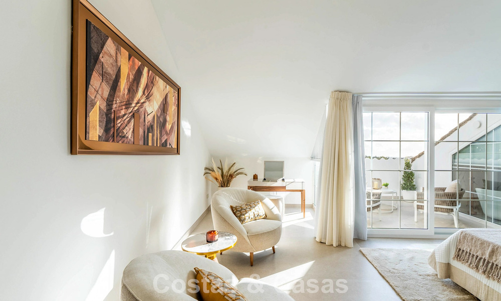 Magnifique penthouse double avec vue sur la mer à vendre à distance de marche de Puerto Banus, Marbella 774878