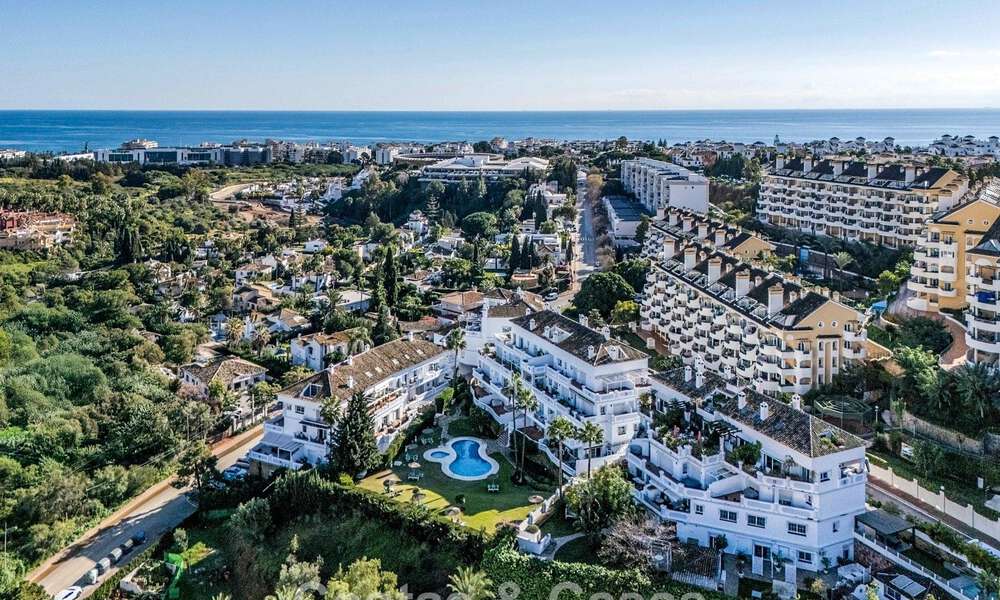 Magnifique penthouse double avec vue sur la mer à vendre à distance de marche de Puerto Banus, Marbella 774895