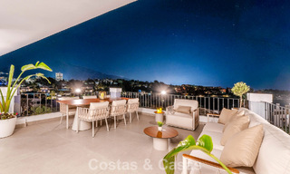 Magnifique penthouse double avec vue sur la mer à vendre à distance de marche de Puerto Banus, Marbella 774899 