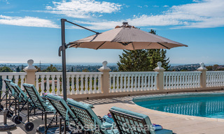 Villa méditerranéenne classique à vendre avec vue panoramique sur la mer dans une communauté exclusive à Marbella - Benahavis 774919 