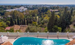Villa méditerranéenne classique à vendre avec vue panoramique sur la mer dans une communauté exclusive à Marbella - Benahavis 774939 