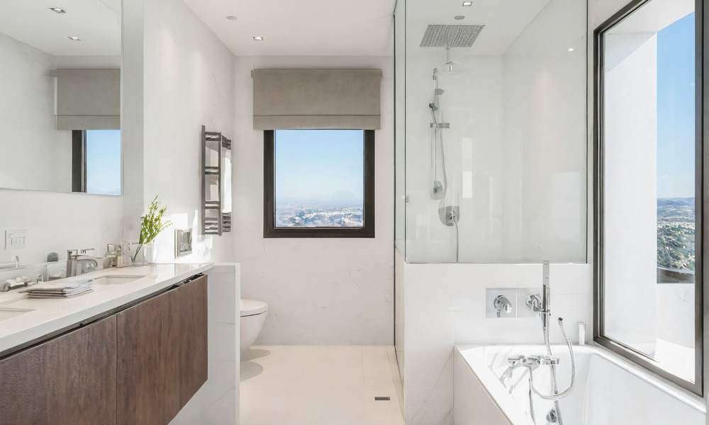 Villa écologique de construction neuve avec vue sur la mer à vendre dans un quartier résidentiel calme à Benalmadena, Costa del Sol 774962