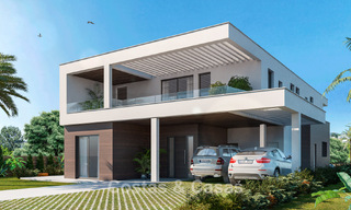 Villa luxueuse de nouvelle construction avec vue panoramique sur la mer à vendre, en première ligne de golf à Mijas, Costa del Sol 775010 
