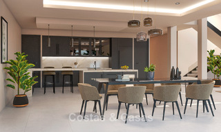 Villa luxueuse de nouvelle construction avec vue panoramique sur la mer à vendre, en première ligne de golf à Mijas, Costa del Sol 775012 