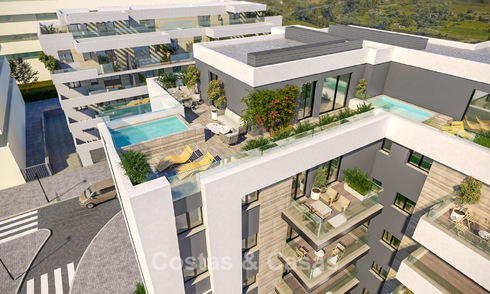 Nouveau sur le marché. Appartements modernes de nouvelle construction au style contemporain à vendre à Fuengirola, Costa del Sol 775025