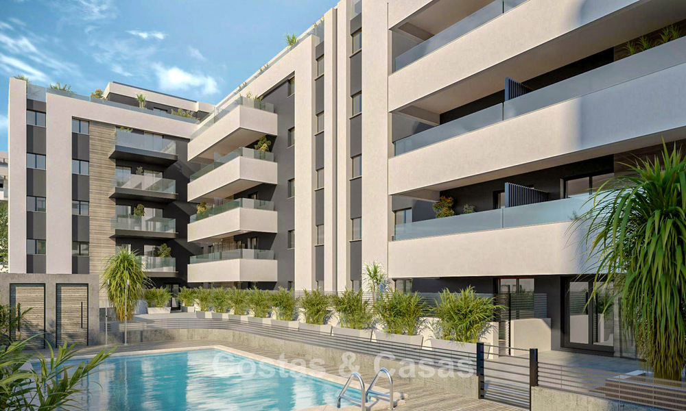 Appartements modernes de nouvelle construction au style contemporain à vendre à Fuengirola, Costa del Sol 775026