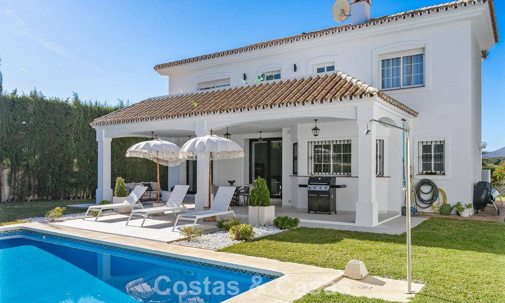 Villa de luxe prête à emménager de style méditerranéen à vendre dans un quartier résidentiel de la vallée du golf de Mijas, Costa del Sol 775185