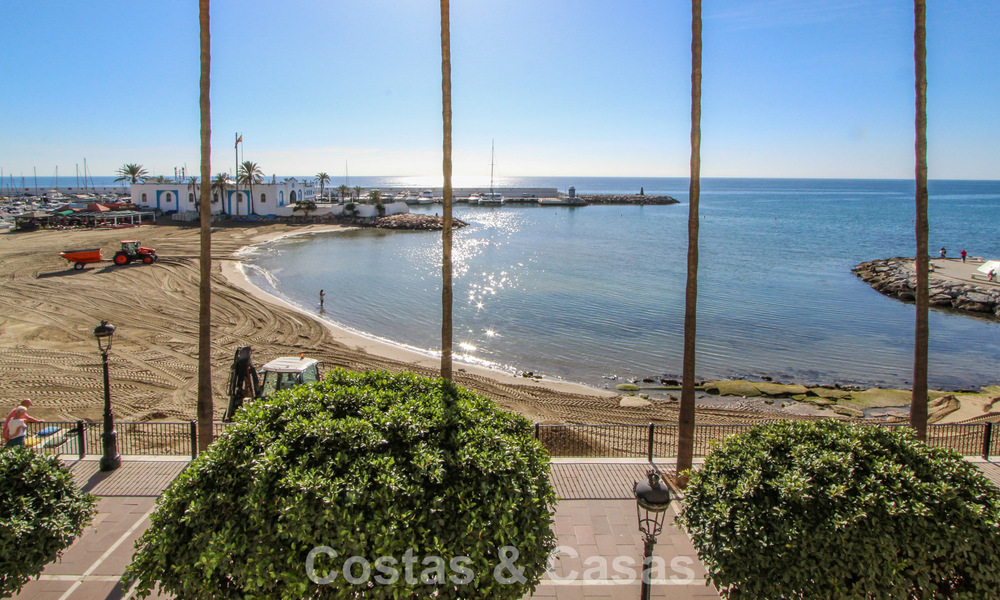 Appartement en première ligne de plage avec vue phénoménale à vendre dans le centre de Marbella 775036