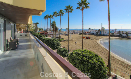 Appartement en première ligne de plage avec vue phénoménale à vendre dans le centre de Marbella 775046