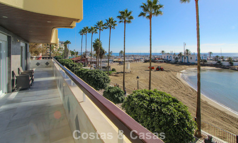 Appartement en première ligne de plage avec vue phénoménale à vendre dans le centre de Marbella 775046