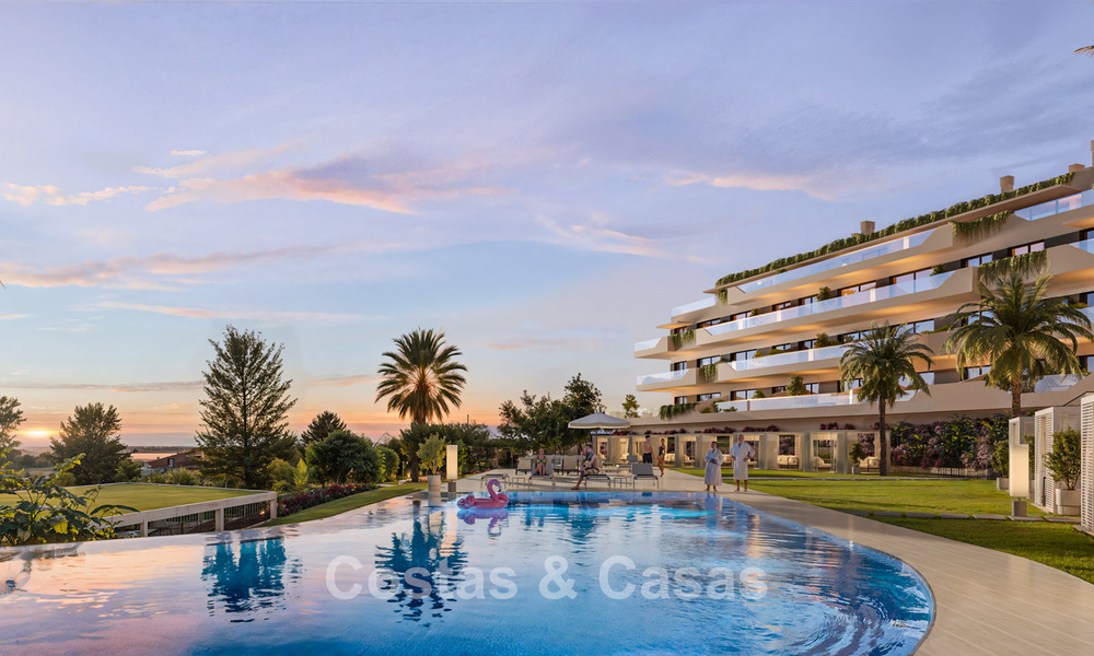 Appartements élégants de nouvelle construction avec vue sublime sur la mer à vendre à Mijas Costa, Costa del Sol 775361