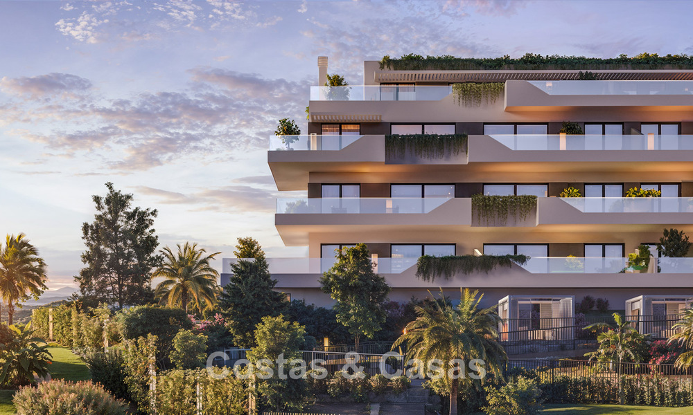 Appartements élégants de nouvelle construction avec vue sublime sur la mer à vendre à Mijas Costa, Costa del Sol 775362