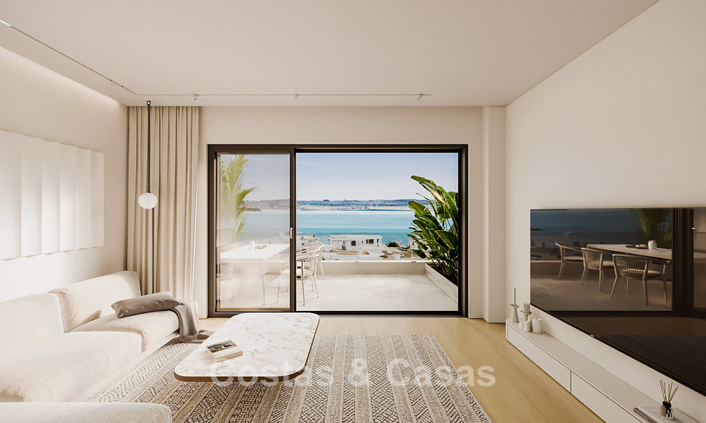 Appartements élégants de nouvelle construction avec vue sublime sur la mer à vendre à Mijas Costa, Costa del Sol 775363