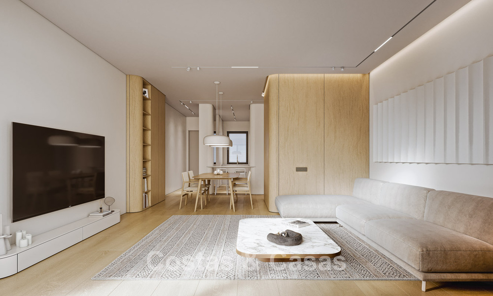 Appartements élégants de nouvelle construction avec vue sublime sur la mer à vendre à Mijas Costa, Costa del Sol 775369