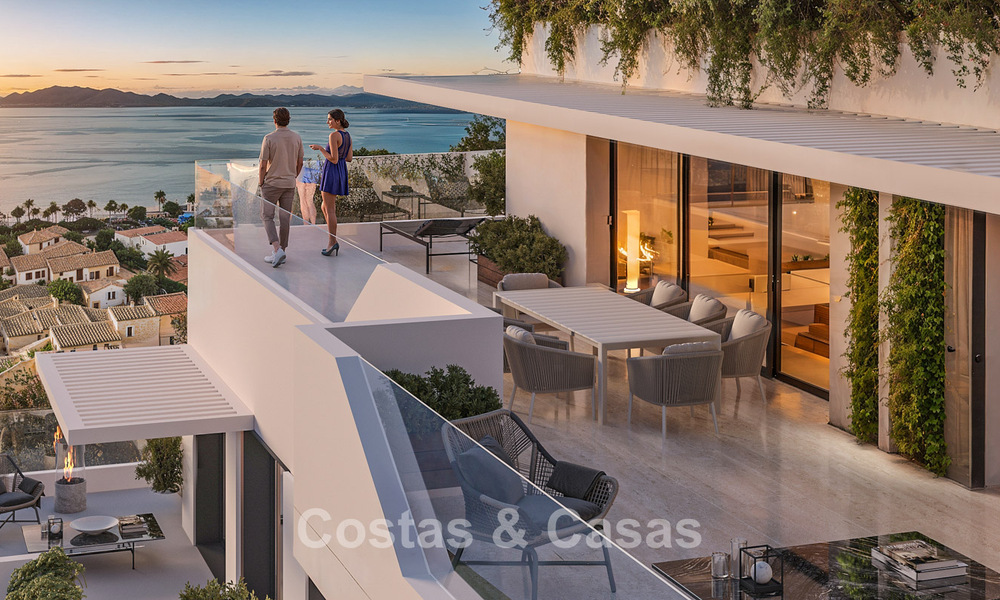 Appartements élégants de nouvelle construction avec vue sublime sur la mer à vendre à Mijas Costa, Costa del Sol 775379