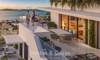 Appartements élégants de nouvelle construction avec vue sublime sur la mer à vendre à Mijas Costa, Costa del Sol 775379 