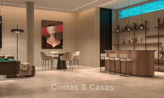 Villa design sophistiquée avec vue magnifique sur la mer à vendre à El Madroñal, Benahavis - Marbella 775232 