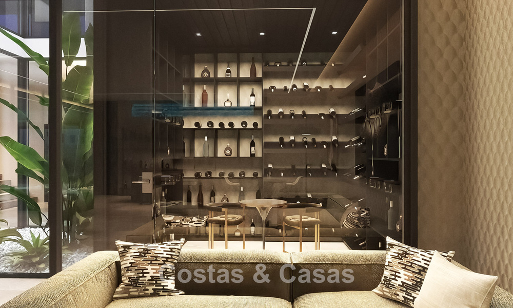 Villa design sophistiquée avec vue magnifique sur la mer à vendre à El Madroñal, Benahavis - Marbella 775236