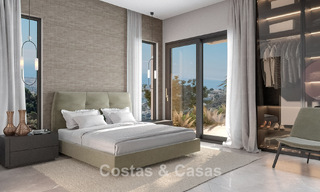 Villa design sophistiquée avec vue magnifique sur la mer à vendre à El Madroñal, Benahavis - Marbella 775238 