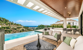 Villa design sophistiquée avec vue magnifique sur la mer à vendre à El Madroñal, Benahavis - Marbella 795626 