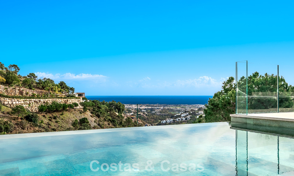 Villa design sophistiquée avec vue magnifique sur la mer à vendre à El Madroñal, Benahavis - Marbella 795627