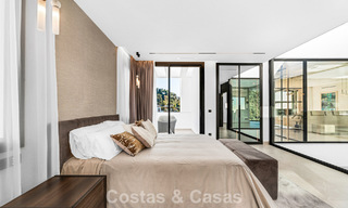 Villa design sophistiquée avec vue magnifique sur la mer à vendre à El Madroñal, Benahavis - Marbella 795630 