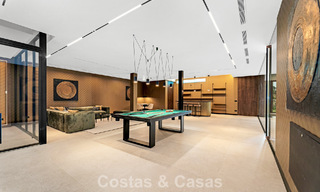 Villa design sophistiquée avec vue magnifique sur la mer à vendre à El Madroñal, Benahavis - Marbella 795635 