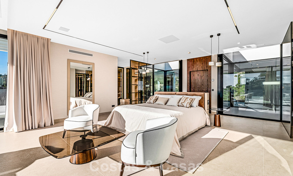 Villa design sophistiquée avec vue magnifique sur la mer à vendre à El Madroñal, Benahavis - Marbella 795658