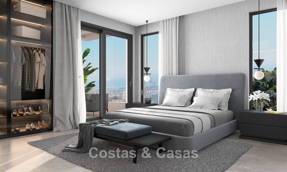 Villa design sophistiquée avec vue imprenable sur la mer à vendre à El Madroñal, Benahavis - Marbella 775253